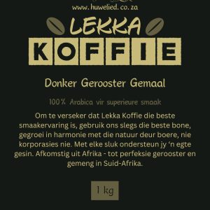 Lekka Koffie Donker Gerooster Gemaal