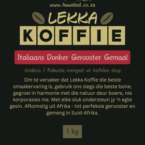 Lekka Koffie Donker Italiaanse Mengsel Gemaal