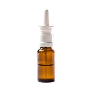 Neussproeibotteltjie Amber Glas