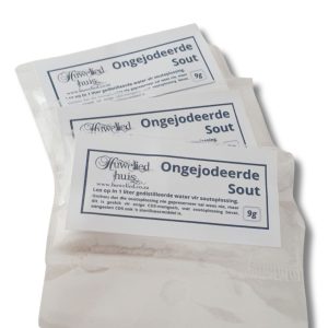 Ongejodeerde Sout / Non-Iodated Salt for Saline Solution