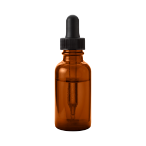 Oogdrupperbotteltjie Amber Glas